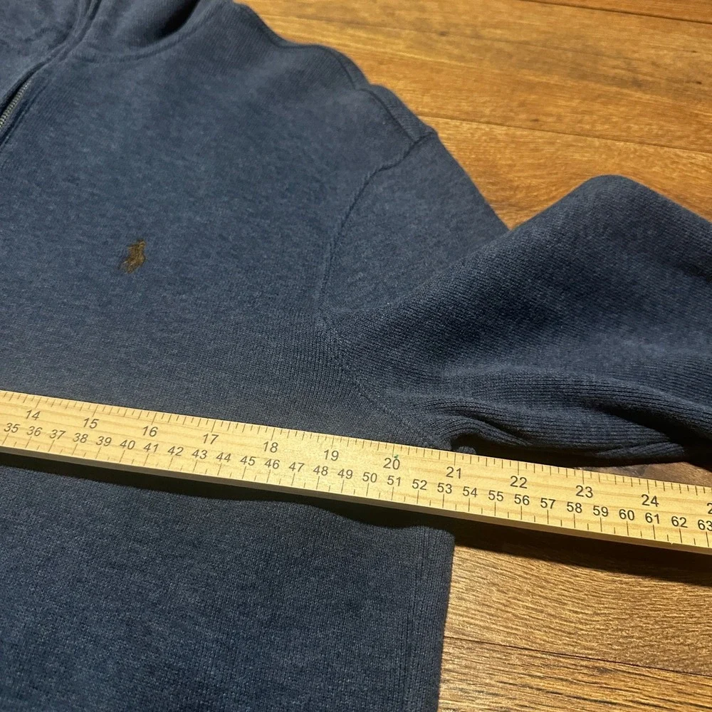 Vintage Polo Ralph Lauren Blue Quarter Zip Pullover Mens M